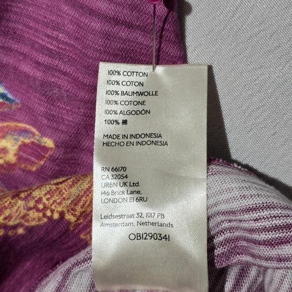 NWT We The Free Women's Small Purple Floral Strappy Tank Top Boho Flowy SMALL - Picture 5 of 11